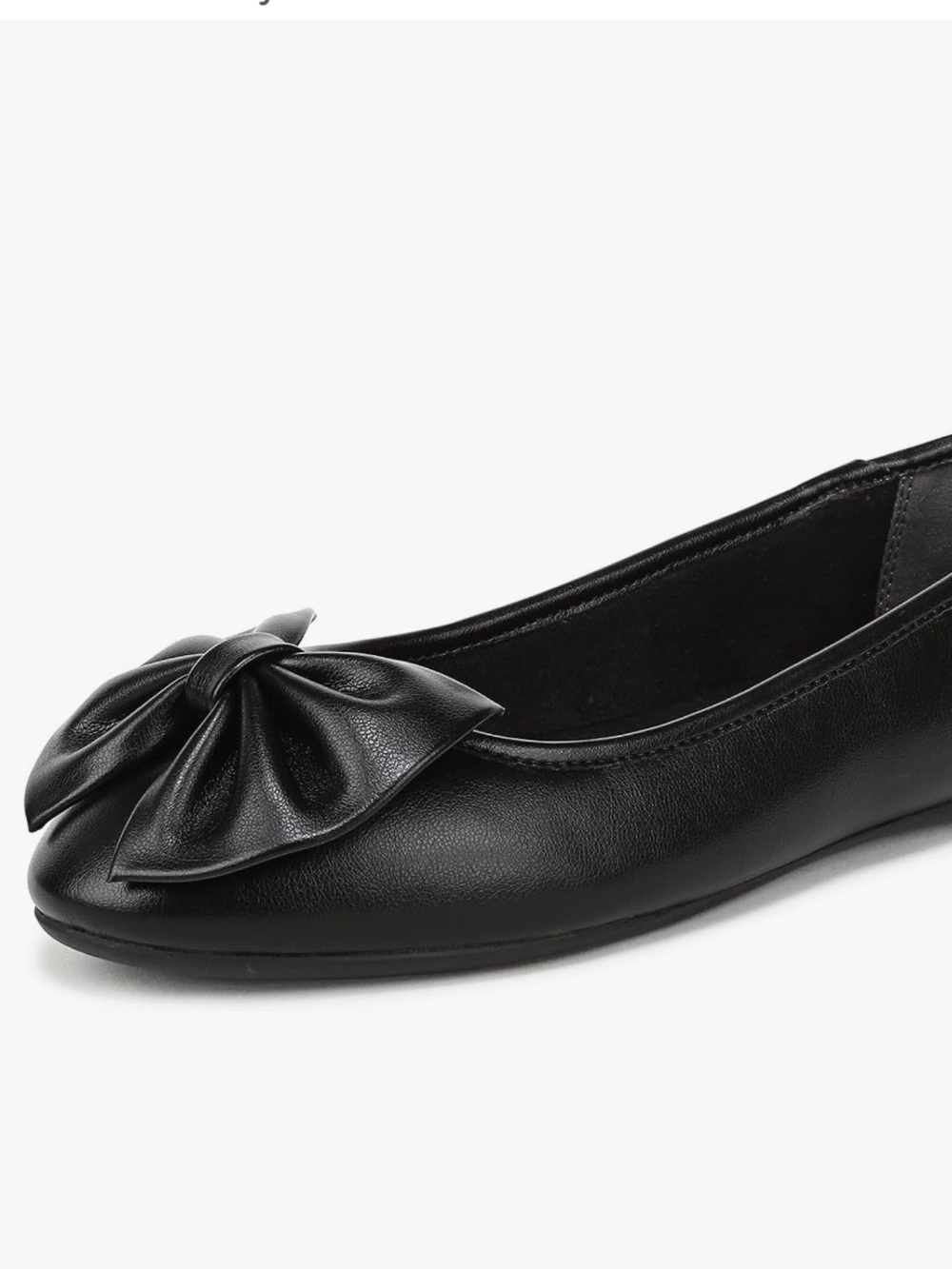 NEW Sam & Libby Original Women’s Carlin Big Bow Ballet Flat Black Size 8 Shoes - Picture 2 of 8
